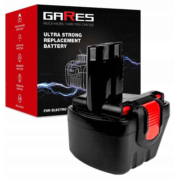 Akumulátor pro Bosch 2607335709 BAT045 BAT046 GSR12V 12V 3Ah