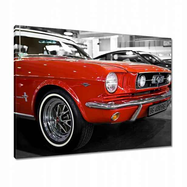 Obrazy 80x60 Červený Mustang