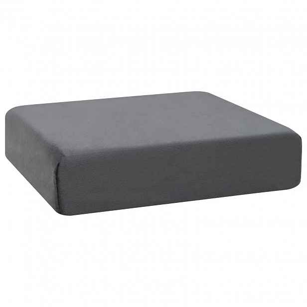 vidaXL Polštář na sedák 40 x 40 x 10 cm PU pěna Šedá