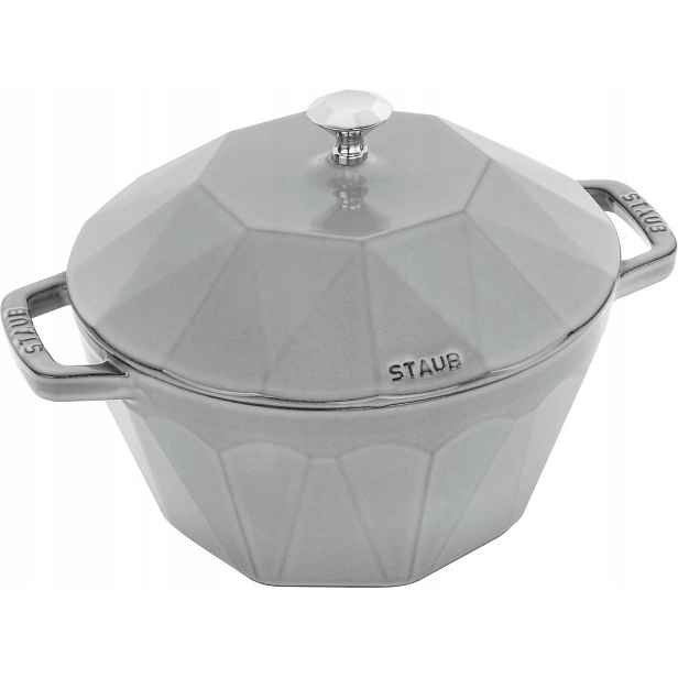 Staub Special Cocotte Hrnec Diamant 2.8 l, šedý La Cocotte