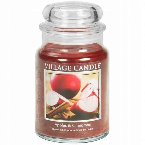 Velká svíčka Apples & Cinnamon Village Candle