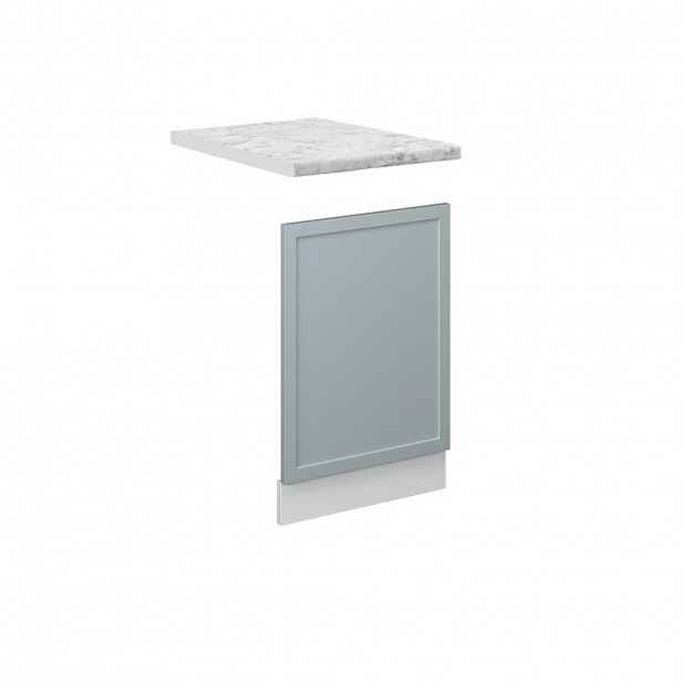 Vicco PŘEDNÍ PANEL Fame-Line Světle modrošedá 45 cm , PD Mramor