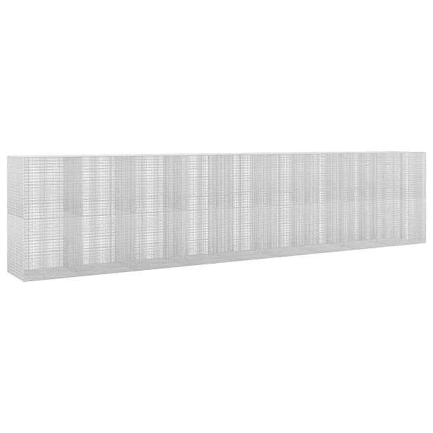 vidaXL Gabion s drátem 3,5 mm a sítem 5x2,5 cm 900x100x200 cm