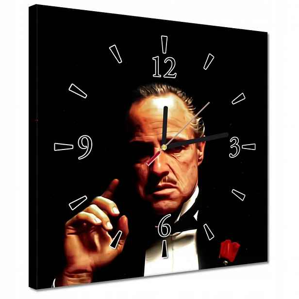 Hodiny 30x30 Kmotr Corleone