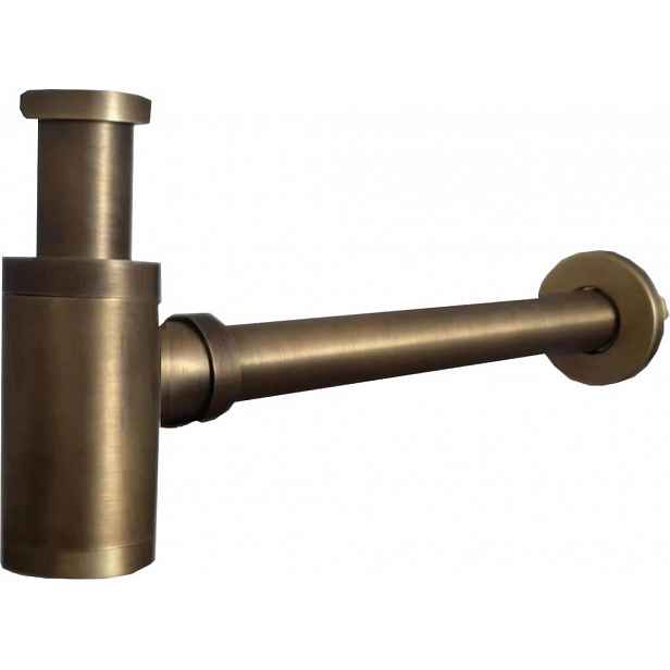MEXEN - Umyvadlový sifon, bronz 79950-30