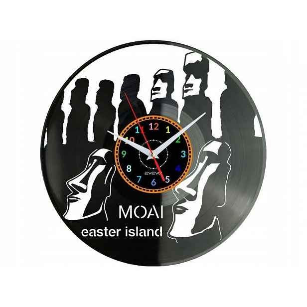Můj Dárek Originální dekorace do domu Hodiny z vinylové desky