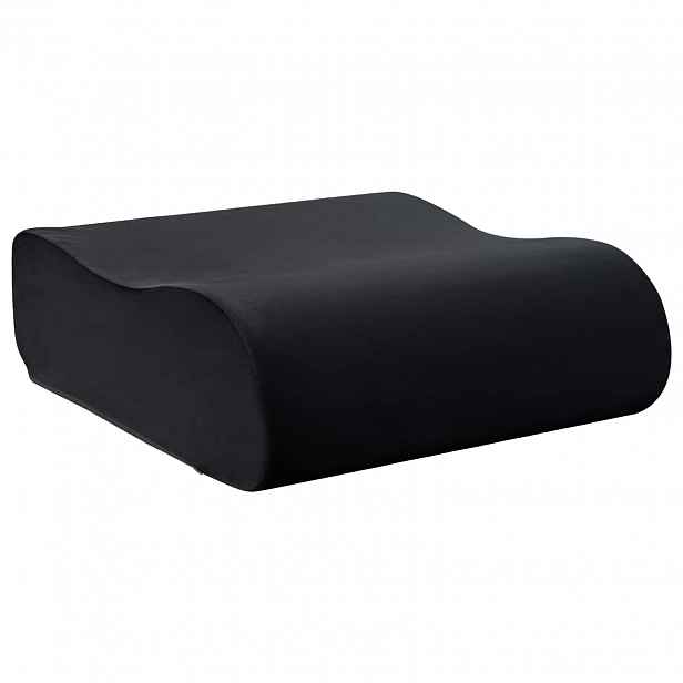vidaXL Polštář na sedák Jednobarevný Černá 40 x 40 x 13 cm PU pěna