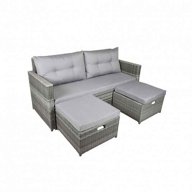 Gardenson RELAXAČNÍ POHOVKA kov, plast, textil