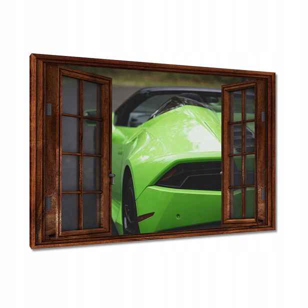 Obrazy 120x80 Zelené Auto