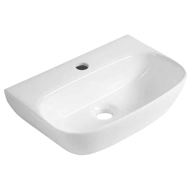 Aqualine FLANNY keramické umývátko 46x31cm, bílá