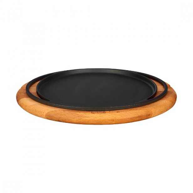 Forma na pizzu/palačinky s dřevěným stojanem, 20 cm - LAVA