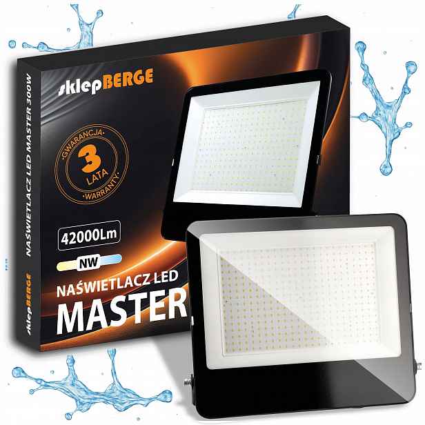 Lampa Halogen Reflektor Led reflektor 300W 42000lm 4000K Voděodolný