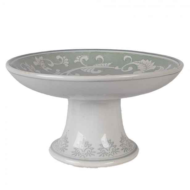 Porcelánová mísa na noze Vintage Unique S - Ø 21*11 cm Clayre & Eef