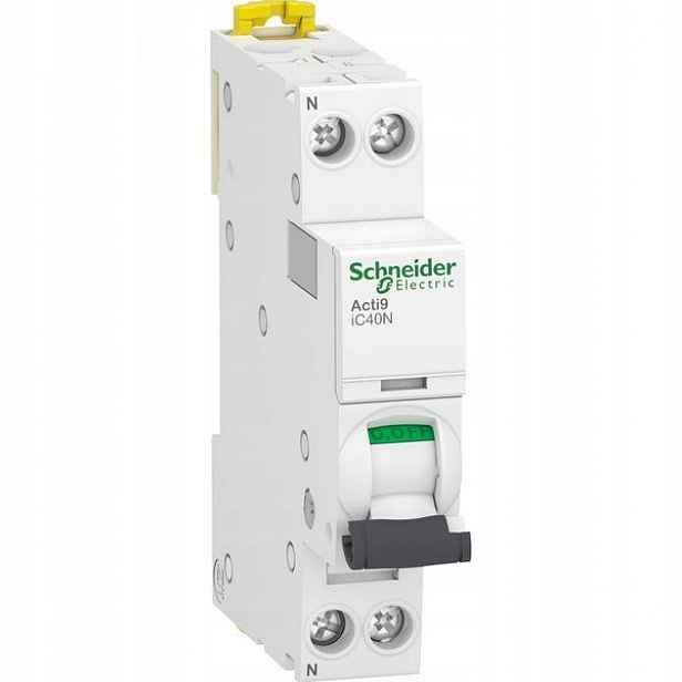 Schneider Electric Acti9 iC40N nadproudový jistič 1P+N C20 A9P54620