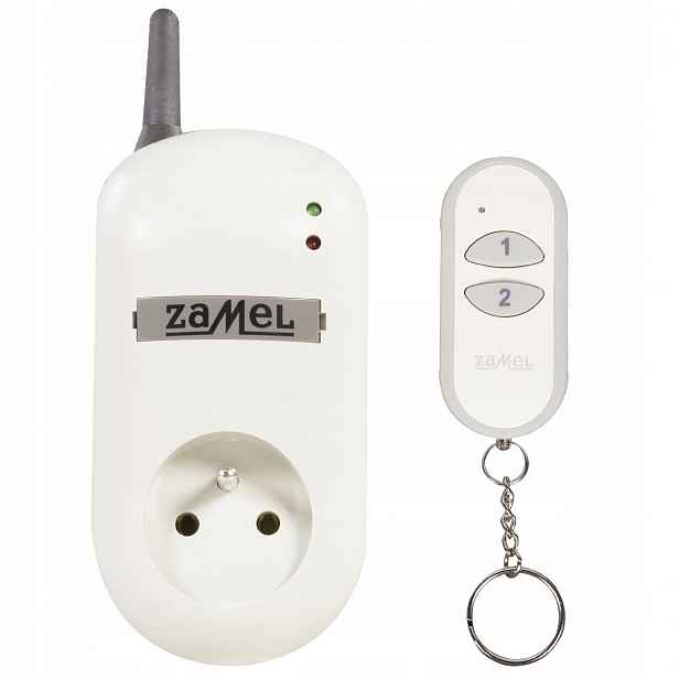 Set Dálkově ovládaná zásuvka RWG-01 dálkové ovládání P-257/2 Zamel Exta RWG-01K