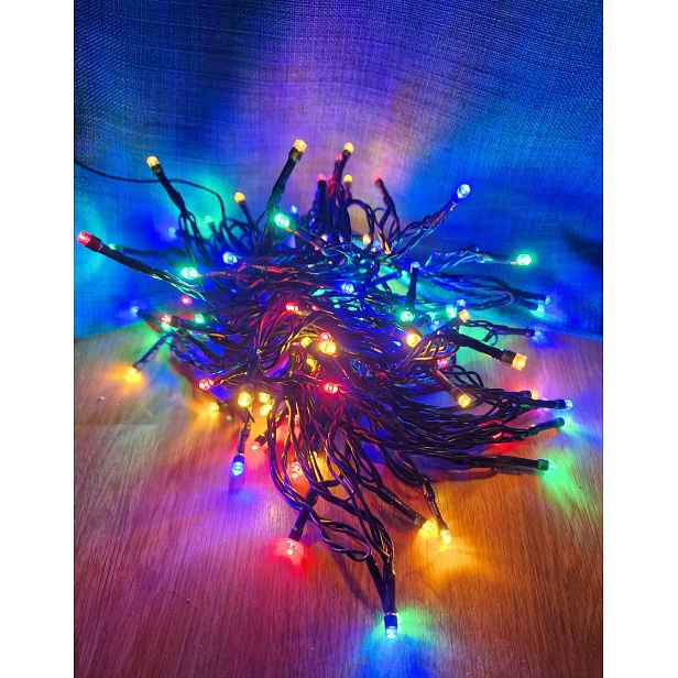 Vánoční osvětlení na stromeček s programátorem 300 ks Led mix