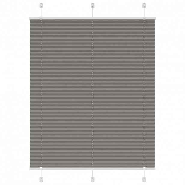 vidaXL Plisovaná roleta antracitová 105x100 cm Šířka látky 104,4 cm