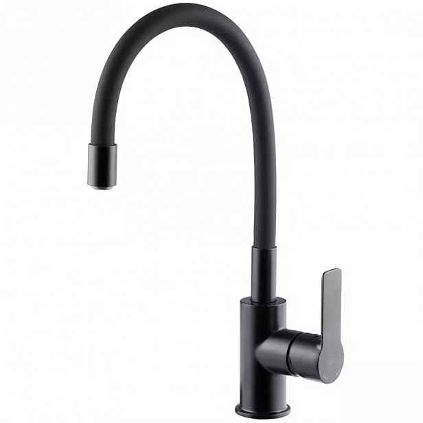 Dřezová baterie s flexibilní výpustí Rumba Black / Black