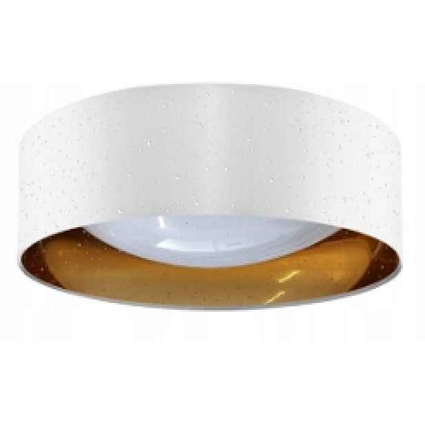 Stropní Svítidlo Led Tuluza 40 cm bílo-zlatý 24W 2600lm 4000K