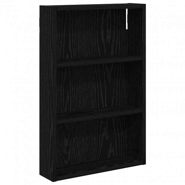 vidaXL Koupelnová nástěnná skříňka Černý dub 40 x 10 x 60,5 cm