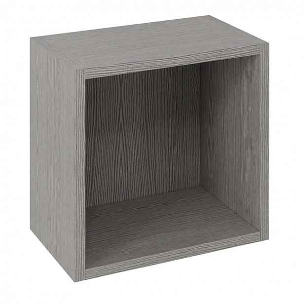 Sapho Espace - Otevřená policová skříňka 35x35x22 cm, dub stříbrný ESC150-1111
