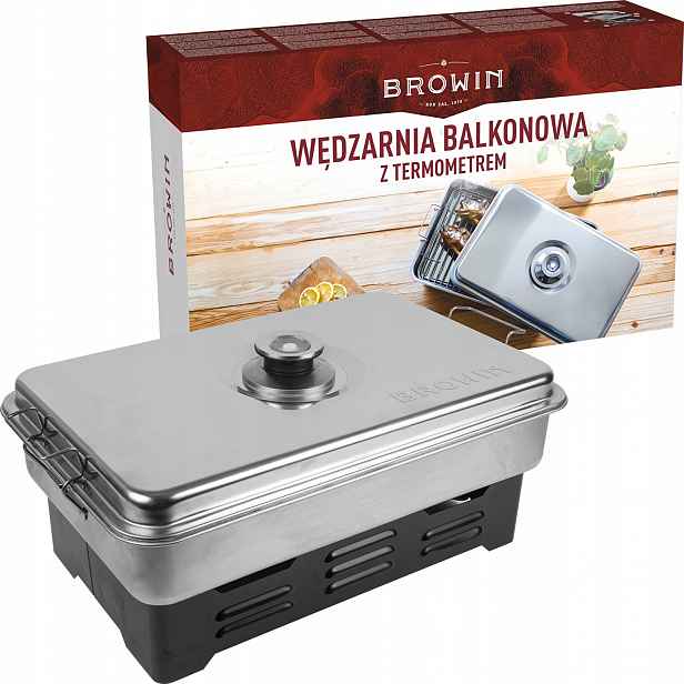 Užitková – balkonová udírna s teploměrem