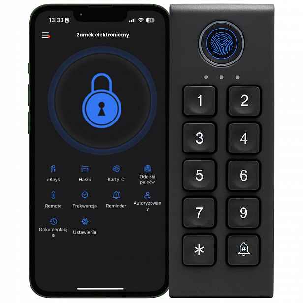 Bezdrátová Klávesnice Ttlock Pro Zámky Šifrovačů Na Otisk Prstu Smart