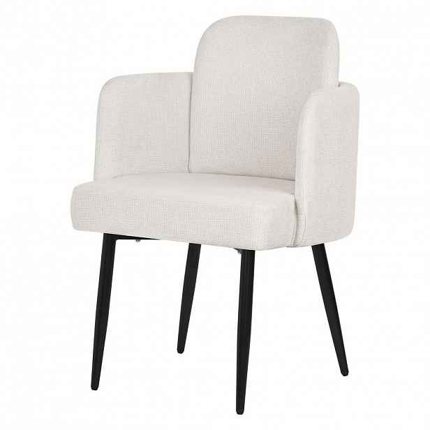 ML-DESIGN JÍDELNÍ ŽIDLE béžová s látkovým potahem