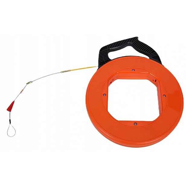 Pilot Linka pro protahování kabelů Vlákno Ø 4 mm 30 m v kazetě