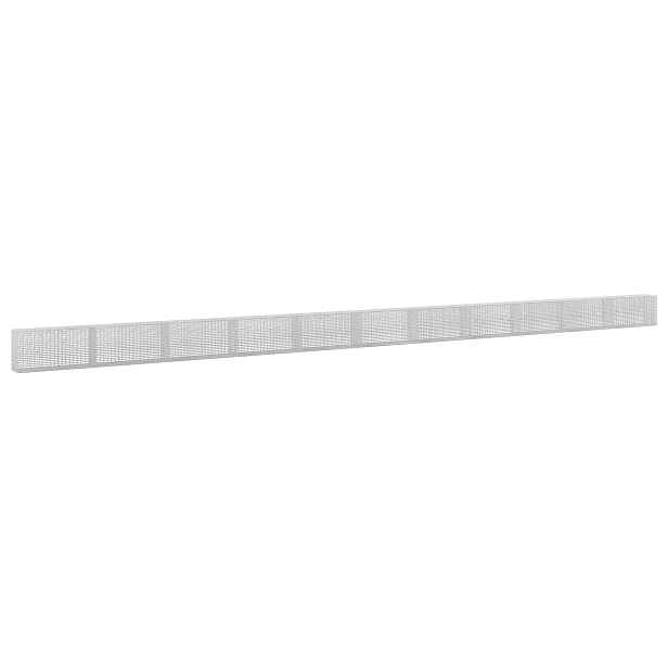 vidaXL Gabion s drátem 3,5 mm a sítem 5x2,5 cm 1100x30x50 cm