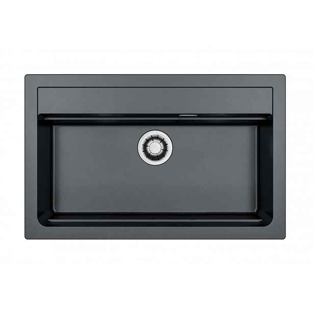 Alveus Atrox - Granitový dřez 79x50 cm, Quick-Close, carbon 1149212