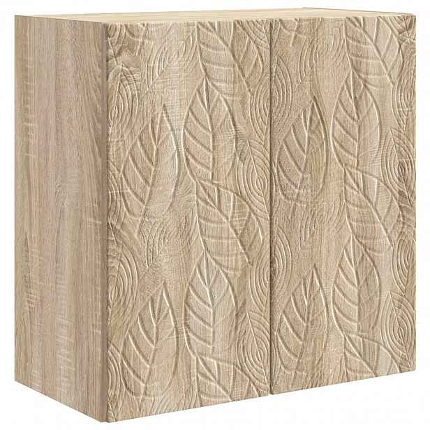 vidaXL Nástěnná skříň 59 x 31 x 60 cm Kompozitní dřevo Dub sonoma
