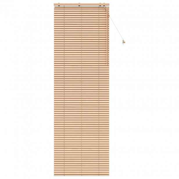 vidaXL Venet školní žaluzie Vzhled dubu 95 x 250 cm 35 mm