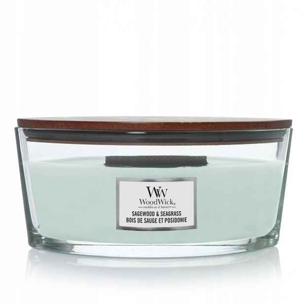 Vonná svíčka Woodwick Elipsa Sagewood Seagrass 609 g