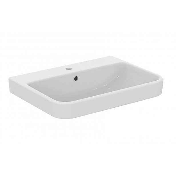 Ideal Standard i.Life B - Umyvadlo 65x48 cm, s přepadem, otvor pro baterii, SmartGuard, bílá T4606HY