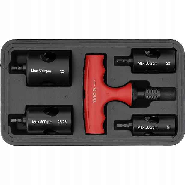 Kalibrátor A Odhrotovač Pro Trubky Pex 16-32 MM, Sada 5 Ks, Nastavitelný Yato