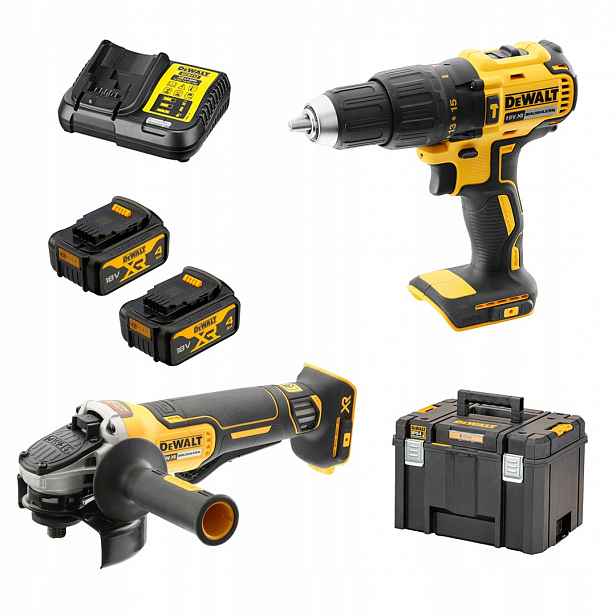 Kombinovaná aku vrtačka DeWALT DCK2020M2T DCD778 Bruska DCG406