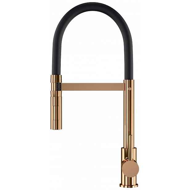 Kuchyňská Baterie Flexibilní Ramínko Rose Gold Do Dřezu A Kuchyňské Baterie Vento