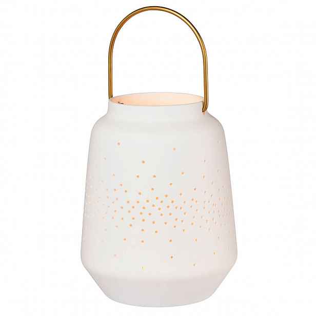 Räder Bílá porcelánová LAMPA vel. M (14 cm)