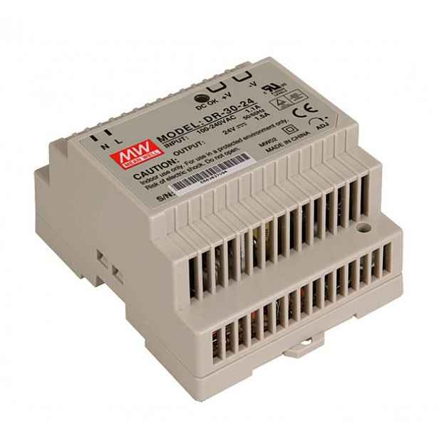 Sanela - Napájecí zdroj na lištu 85-240V AC/24V DC SLZ 04Y
