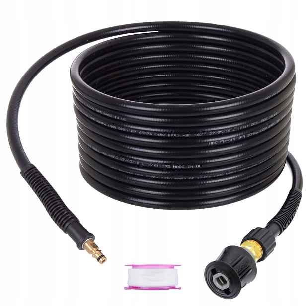 Hadice 12 m pro myčku Karcher K2 K3 K4 K5 K7 prodlužovací zásuvka Click adaptér