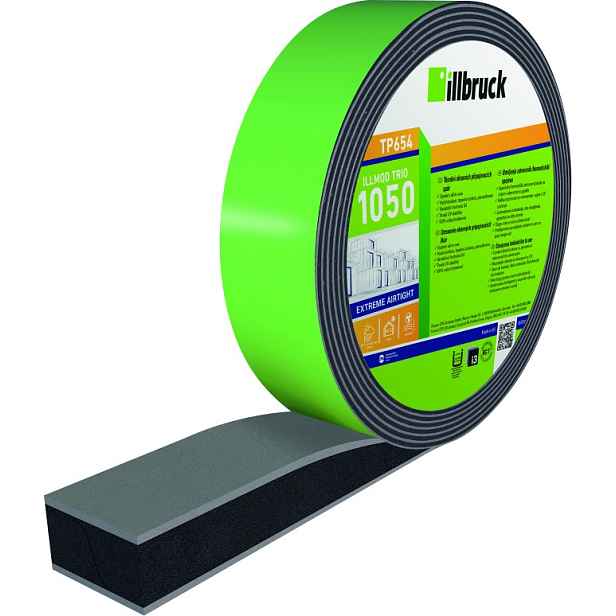 Páska okenní Illbruck TP654 TRIO 1050 10 – 25 × 72 mm role 8 m