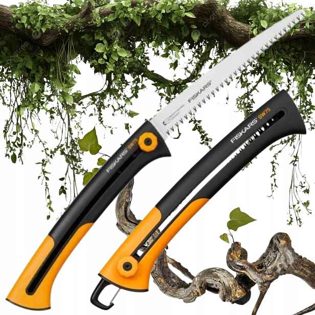 Pila Na Dřevo Fiskars Xtract L 160 MM Lehká, Větve A Prkna Softgrip 255 MM