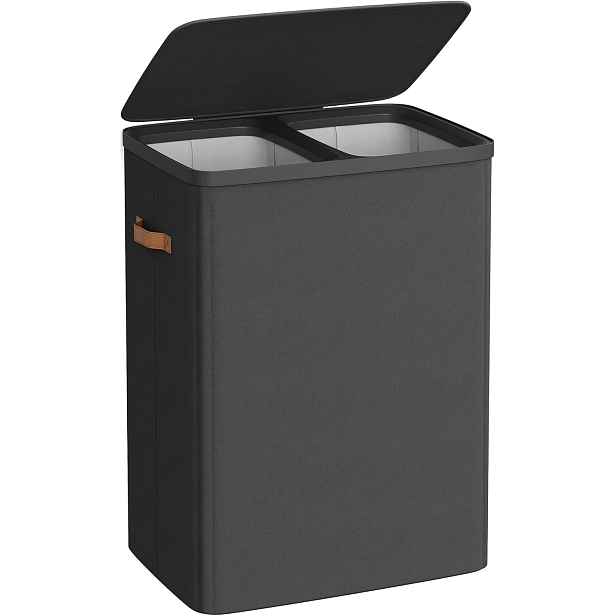 SONGMICS Koš na prádlo Vilém 170 L černý