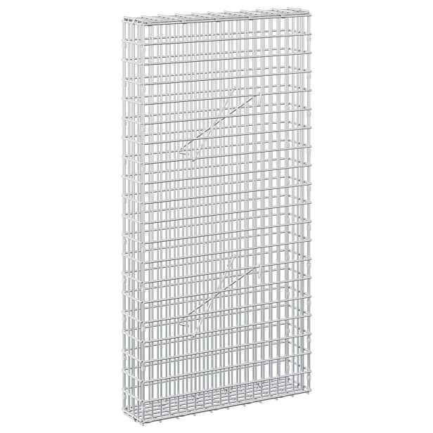 vidaXL Gabion s drátem 3,5 mm a sítem 5x2,5 cm 50x10x100 cm