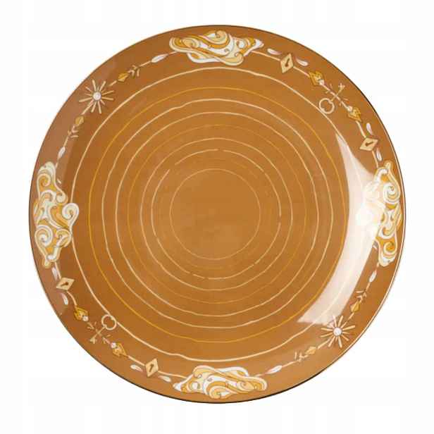 Servírovací talíř Westwing Mystic, ručně malovaná keramika, 31 cm
