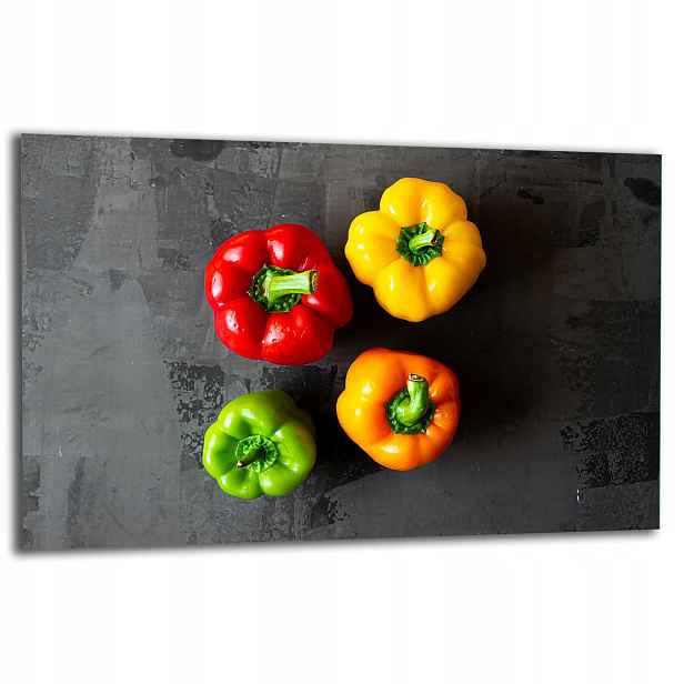 7v1 Skleněná Ochranná Deska Na Sporák 80x52 Paprika