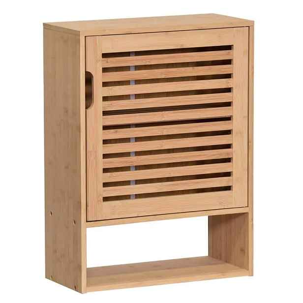 Casarredo Koupelnová skříňka závěsná LANTA přírodní bambus