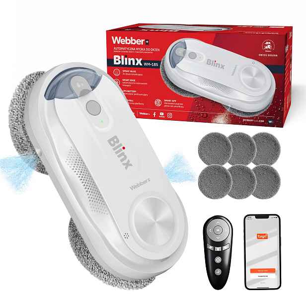 Robot Na Mytí Oken A Zrcadel, Automatická Myčka 3200PA Webber WM-185