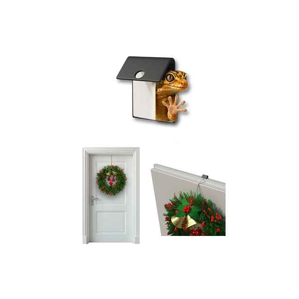 usporadejto.cz Univerzální háček na věnce DOORHOOK - černý